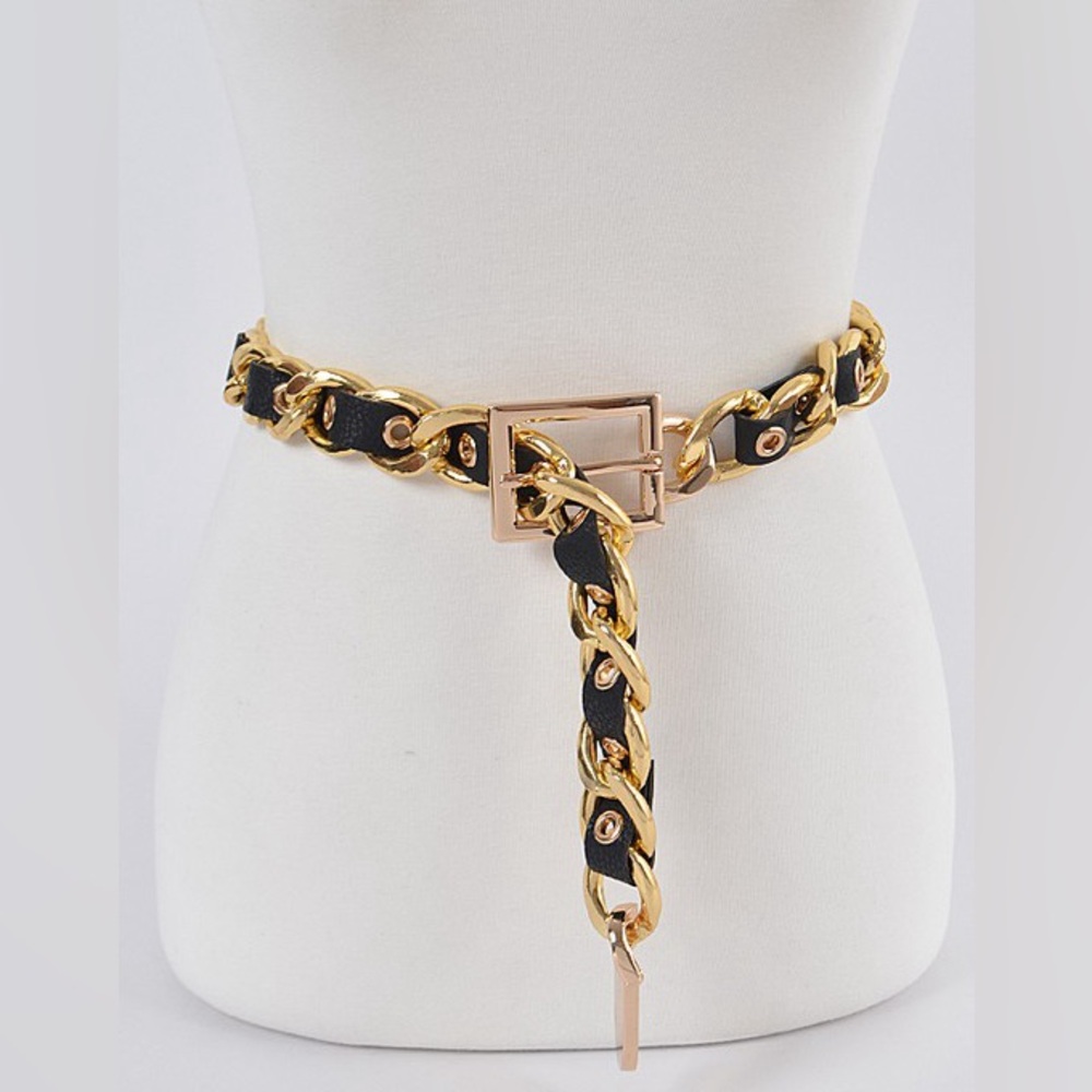 7A. Metal Chain Link Fashion Belt